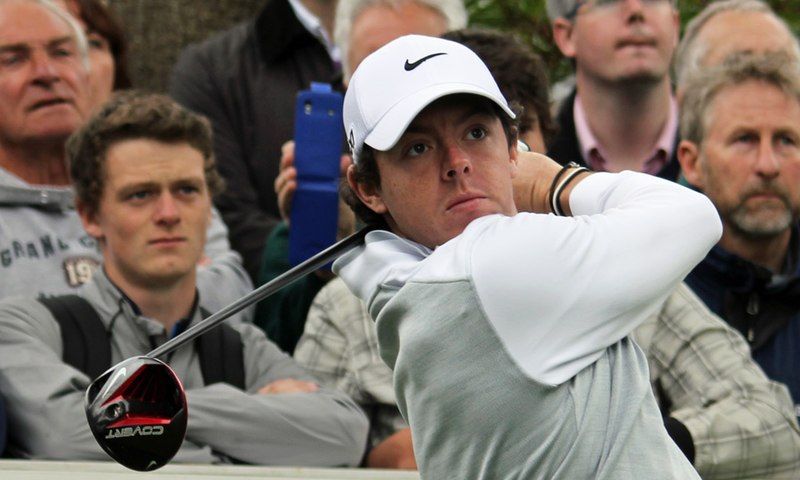 McIlroy during a practice day for the BMW PGA Championship in 2013 at Wentworth, tags: restraining orders liv - CC BY-SA