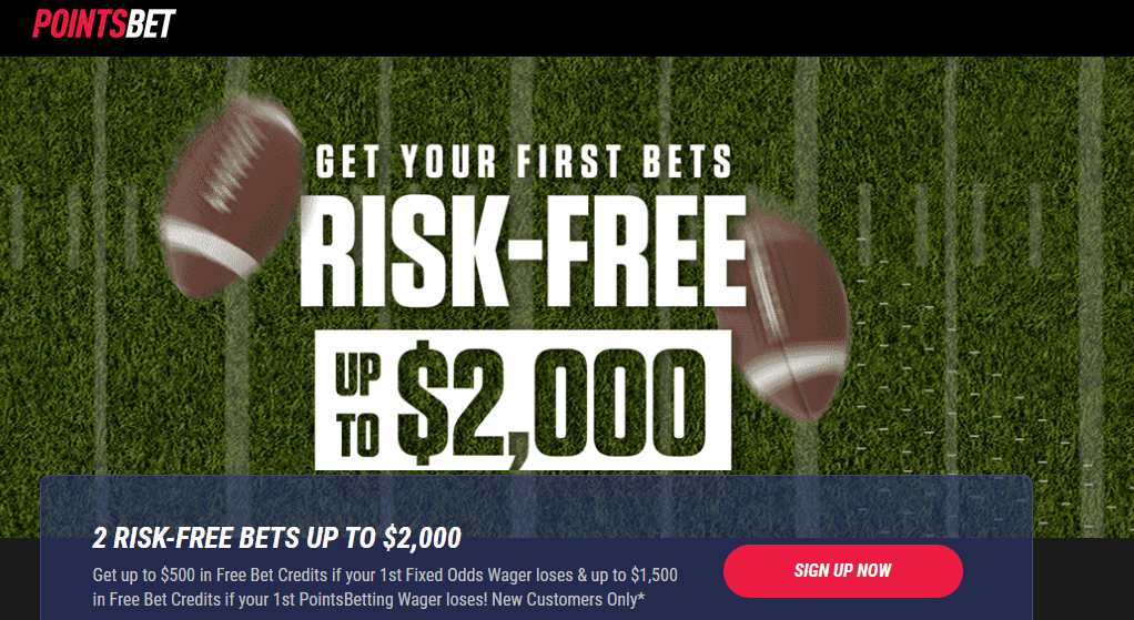 PointsBet promo for Sunday Night Football: Get up to $2,000 in