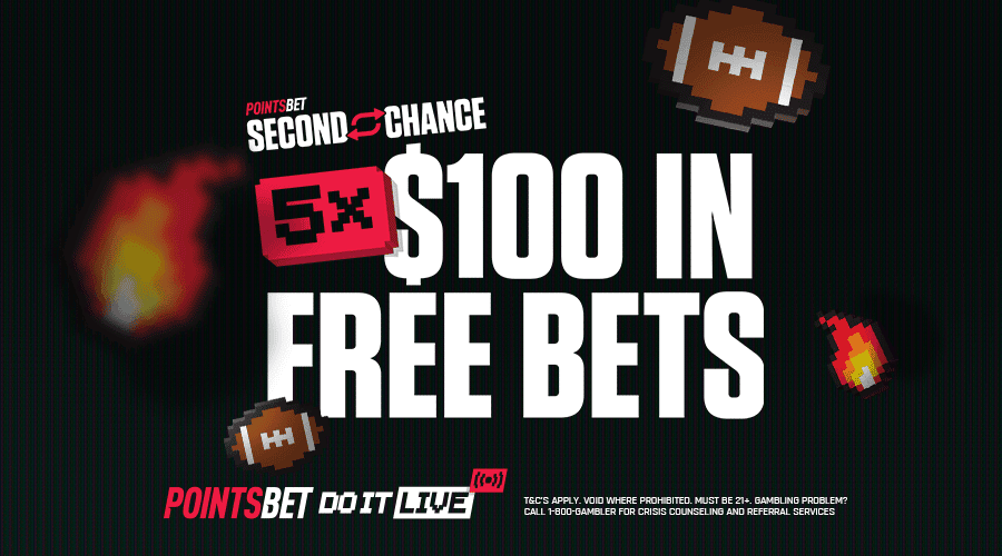 PointsBet Promo Code: Get Up to $1,000 Second-Chance Bets