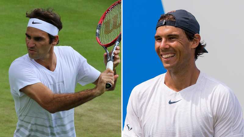 Left: Roger Federer, Right: Rafael Nadal, tags: retirement - CC