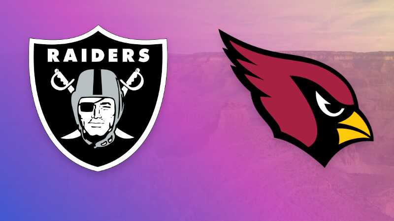 Left: Las Vegas Raiders, Right: Arizona Cardinals, tags: win - CC