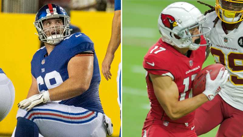 Left: Billy Price, Right: Andy Isabella, tags: cardinals - CC