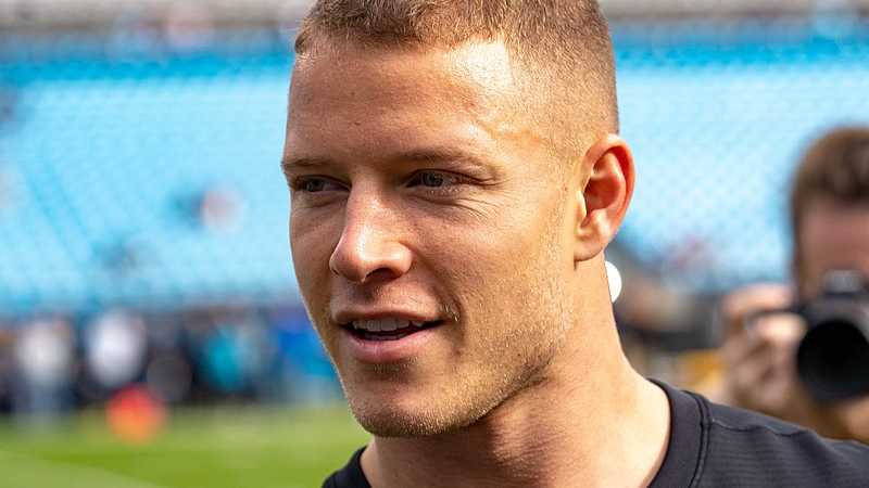Christian McCaffrey - refer to caption, tags: panthers 49ers - CC BY-SA