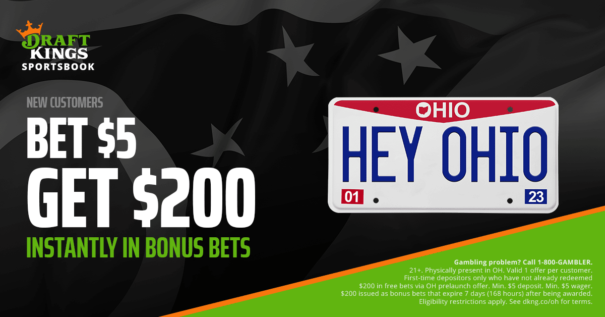 DraftKings Ohio Promo Code | Bet $5, Get $200 in Bonus Bets at DraftKings OH