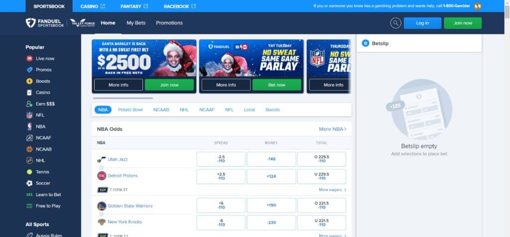 FanDuel Sportsbook App & Betting Site Review - New Player Bonus