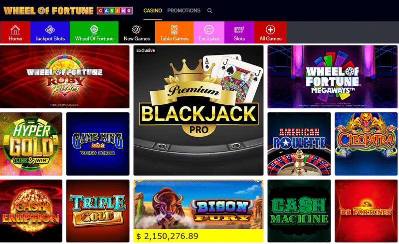 Wheel Of Fortune Casino Desktop