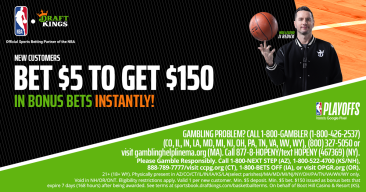 DraftKings Bet 5 get 150