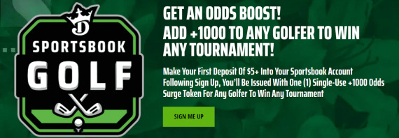 DraftKings US Open Odds Surge Promotion & New User Welcome Bonus