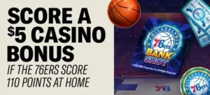 76ers 5 dollar casino bonus