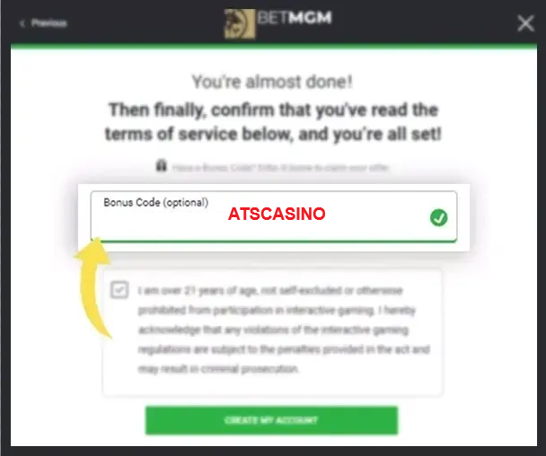 BetMGM No Deposit Bonus Code