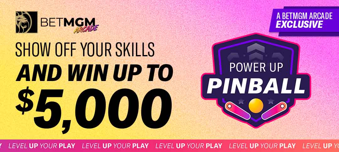 power up pinball promotion at betmgm win up to $5000