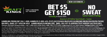 Bet 5 Get 150 Draftkings