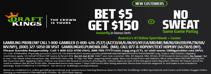 DraftKings NBA Promo Code: $150 Bonus Plus Daily SGP Token