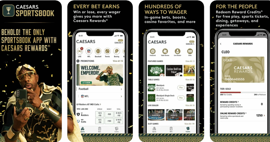 Caesars sportsbook app preview