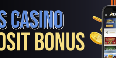 Caesars Palace Online Casino No Deposit Bonus offer showing $10 free play credits for new users after signup