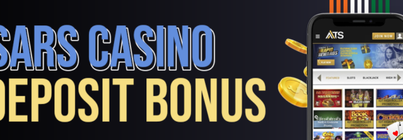 Caesars Palace Online Casino No Deposit Bonus offer showing $10 free play credits for new users after signup