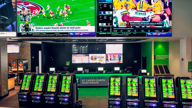 DraftKings Sportsbook at Casino Queen