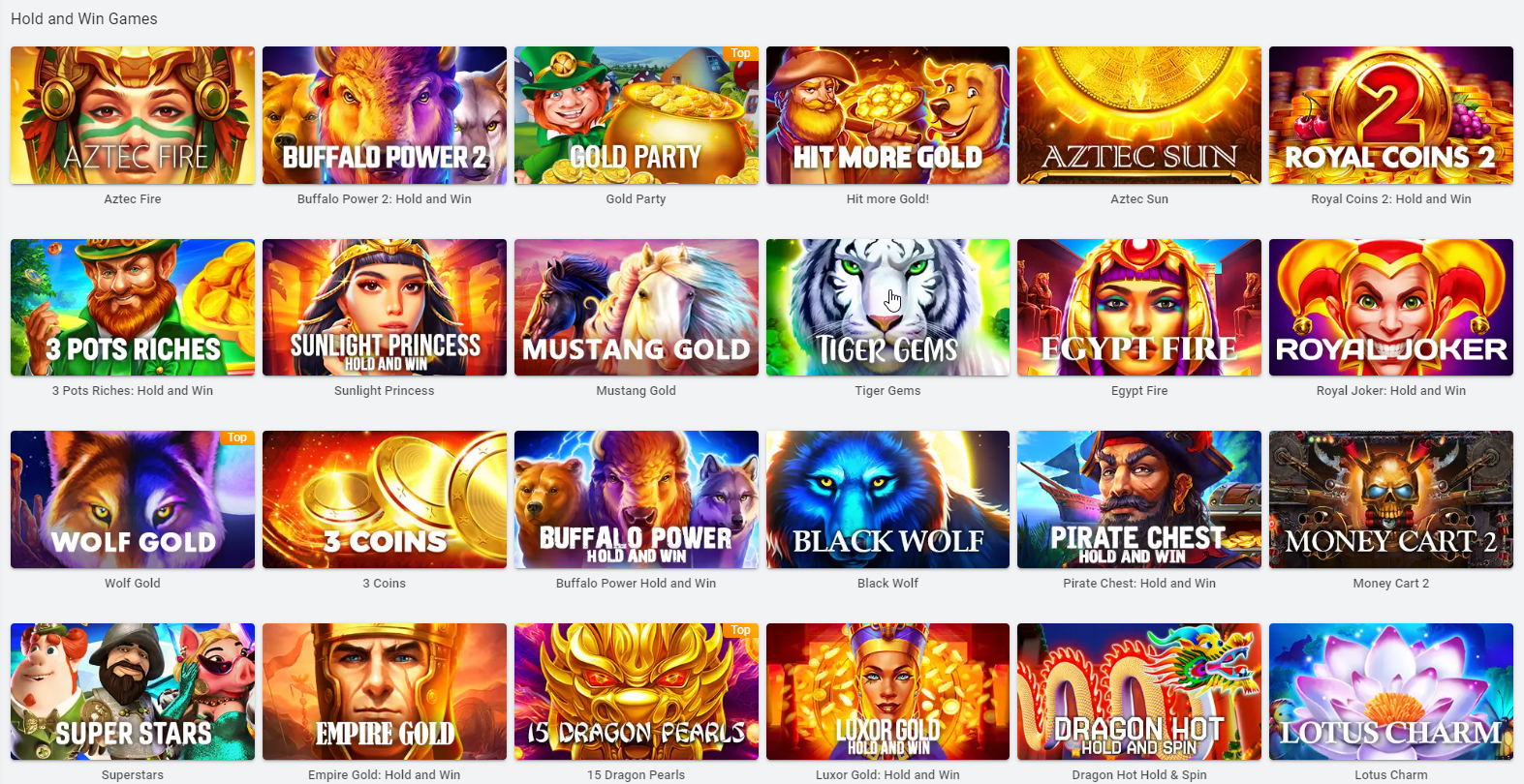 Pulsz Hold and Win Games