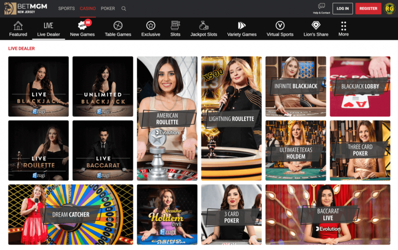 mgm online casino website