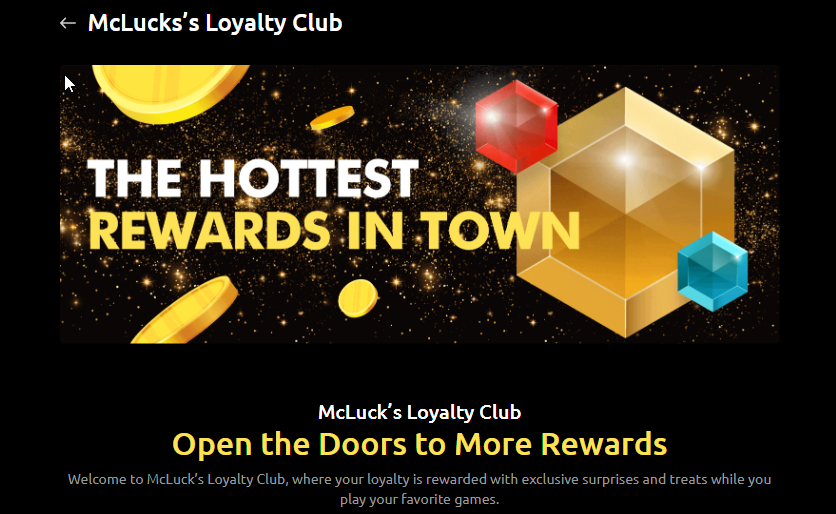 McLuck Casino Loyalty Program