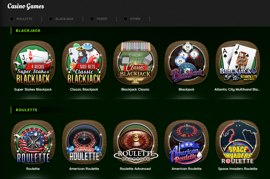 888 Casino Table Games