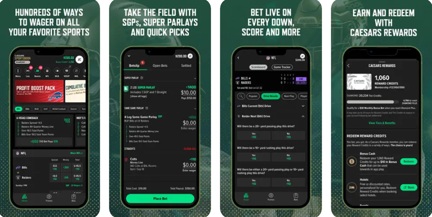 Caesars Sportsbook Mobile App
