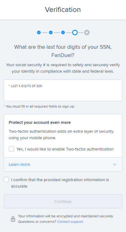 FanDuel Verification Part 4
