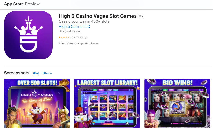 High 5 Casino App Download