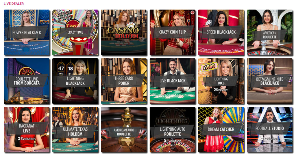 Borgata Casino Live Dealer Games