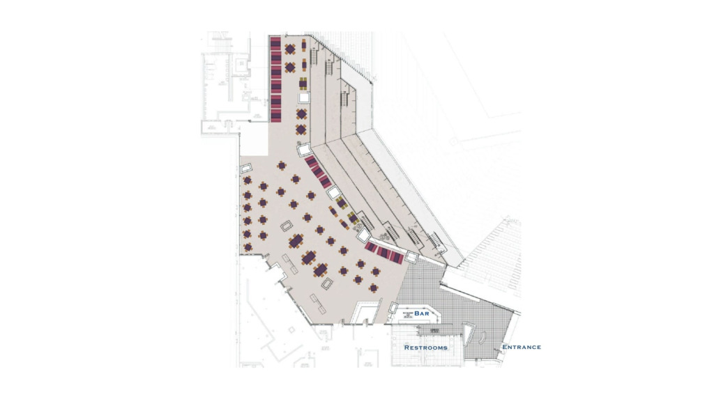 Caesars Sportsbook Metro Grille Layout