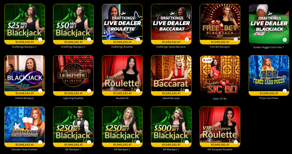 Golden Nugget Live Dealer Games