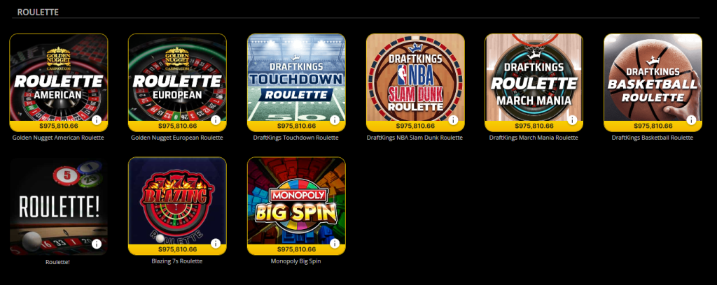 Golden Nugget Casino Online Roulette