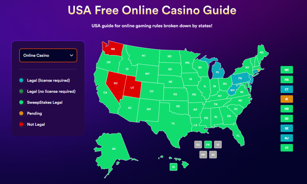 Online Casino Legal States