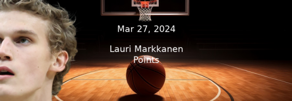 Lauri Markkanen Points Prop Pick & Prediction – Mar 27th, 2024