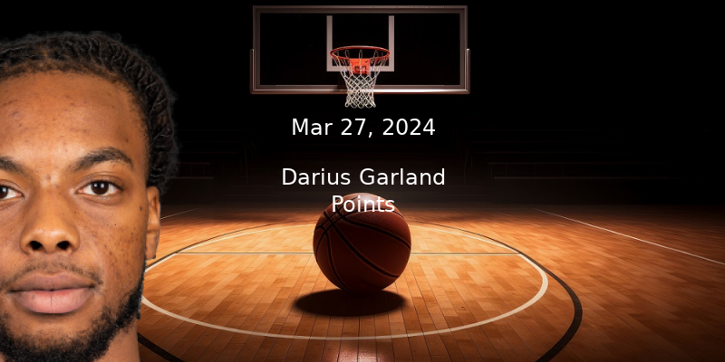 Darius Garland Points Prop Pick & Prediction – Mar 27th, 2024