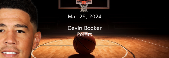 Devin Booker Projections – Points Prop Bet Prediction – 3/29/24