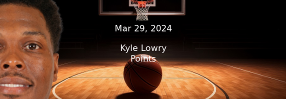 Kyle Lowry Projections – Points Prop Bet Prediction – 3/29/24