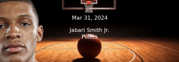 Jabari Smith Jr. Prop Projections & Best Bet – Points For 3/31/24