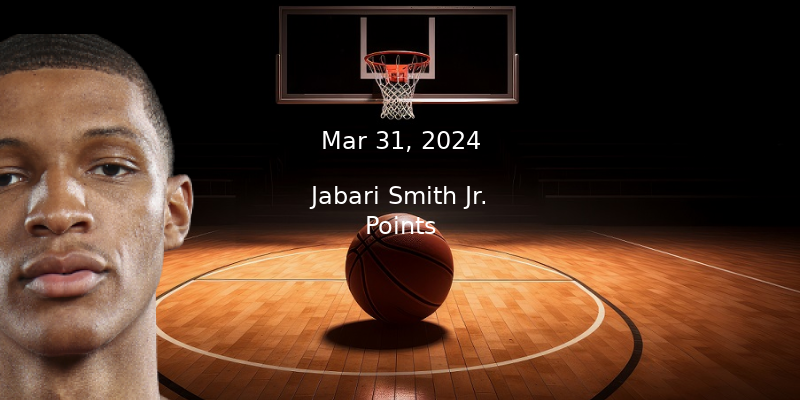 Jabari Smith Jr. Prop Projections & Best Bet – Points For 3/31/24