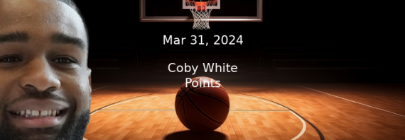 Coby White Prop Projections & Best Bet – Points For 3/31/24