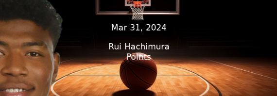 Rui Hachimura Prop Projections & Best Bet – Points For 3/31/24