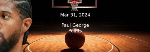 Paul George Prop Projections & Best Bet – Points For 3/31/24