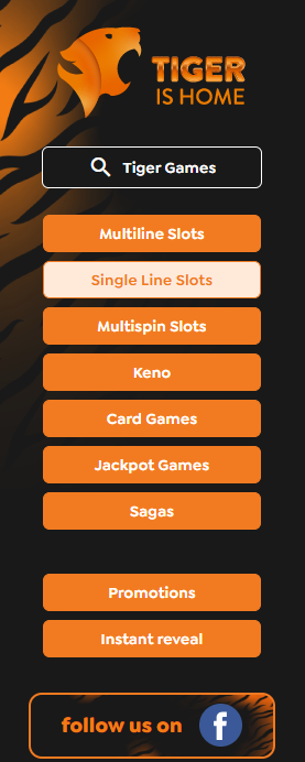 Tiger Is Home Casino User Experience