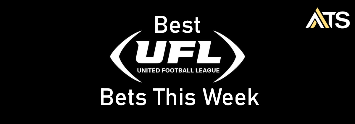 best ufl bets this week