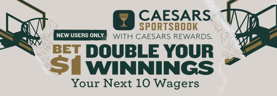 Caesars 10x Promo: Bet $1, Double Your Winnings on Next 10 Bets!