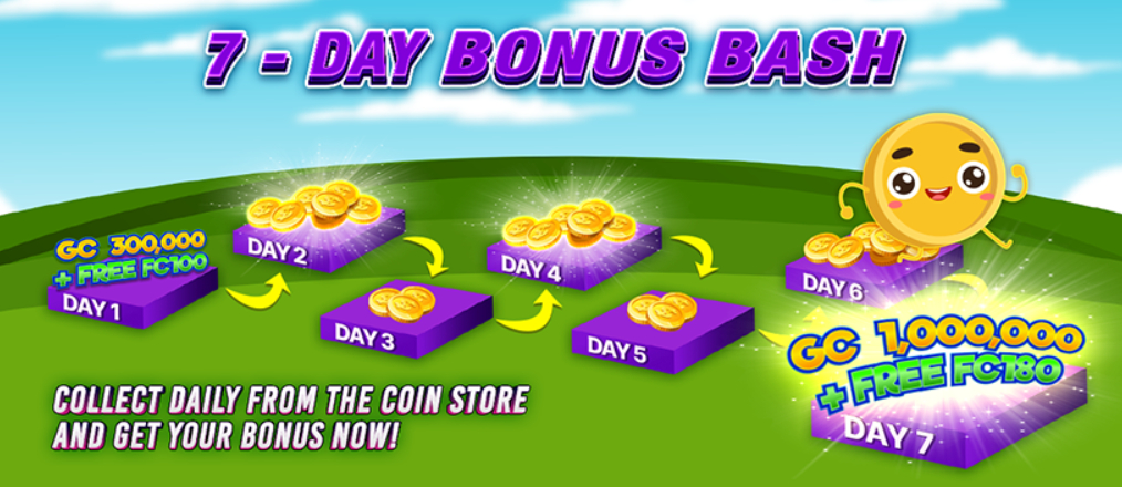 Fortune Coins Daily Login Bonus