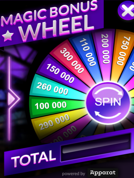 MyJackpot Bonus Wheel