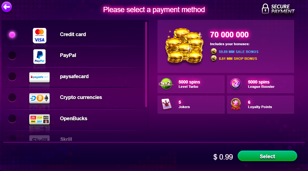 MyJackpot Payments and Deposits