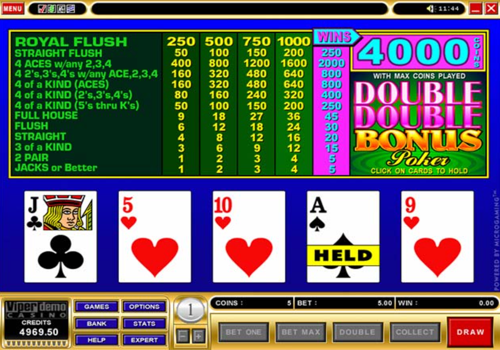 Grand Mondial Video Poker