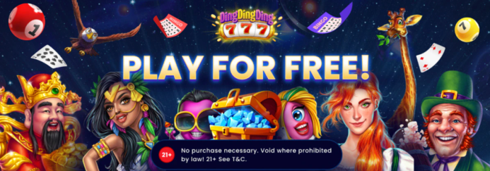 Ding Ding Ding Casino No Deposit Bonus 2025 | How To Claim 32.5 FREE SC